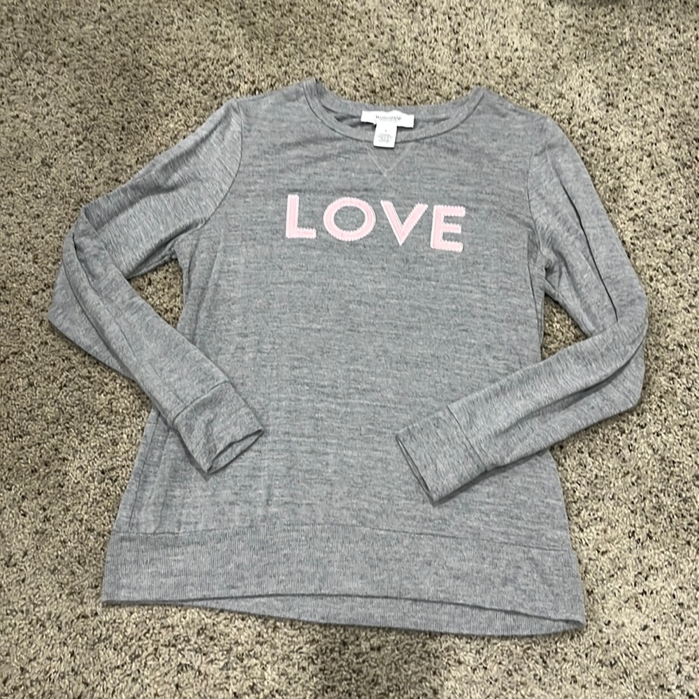 Workshop Republic Clothing. LOVE long sleeve tee. Size: Small